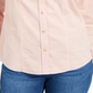 Camisa feminina de veludo cotelê de algodão com botões Charter Club, rosa, tamanho pequeno G