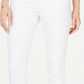 Calça jeans skinny cropped feminina INC International Concepts, branca, tamanho 10, pequena