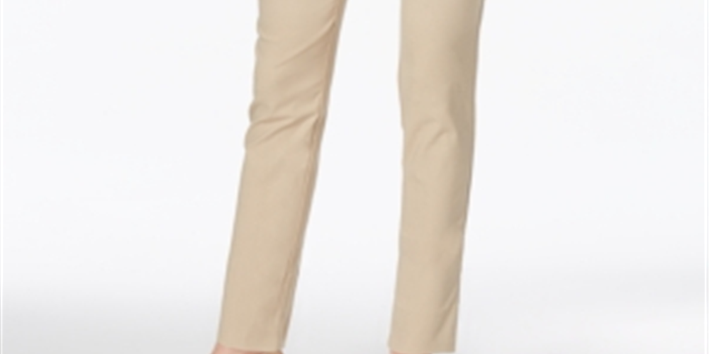 Calça Chelsea Tummy Control Feminina Charter Club Marrom Tamanho 4 Petite