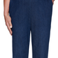Calça jeans feminina Alfred Dunner Autumn Harvest, azul, tamanho 12P