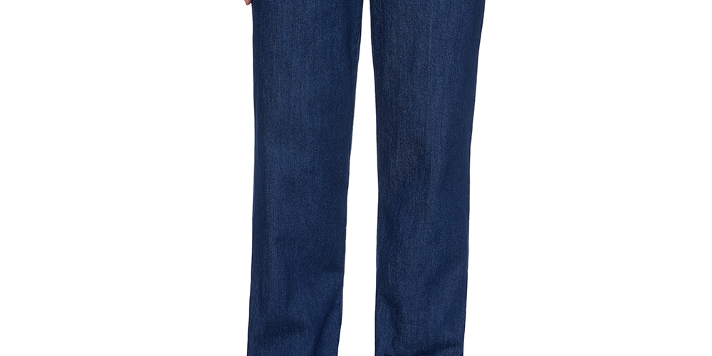 Calça jeans feminina Alfred Dunner Autumn Harvest, azul, tamanho 12P