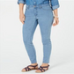 Calça jeans skinny feminina Charter Club Bristol azul claro tamanho 12
