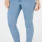Calça jeans skinny feminina Charter Club Bristol azul claro tamanho 12