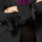 Cardigan feminino Alfani com manga amarrada, preto, tamanho pequeno e pequeno