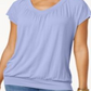 Camiseta Blusa Feminina JM Collection Roxa Tamanho Médio