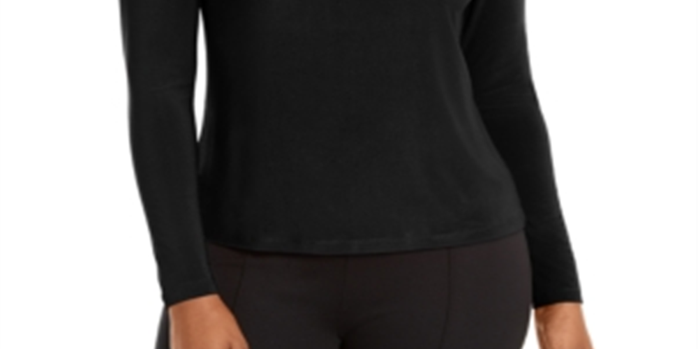 Thalia Sodi Blusa Feminina Gola Careca Ombro a Ombro Preto Tamanho P