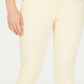 Calça jeans skinny feminina Charter Club Bristol Tummy Control, bege, tamanho 16