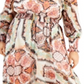 Vestido longo feminino INC International Concepts com manga bufante e franzido, rosa, tamanho XX-G