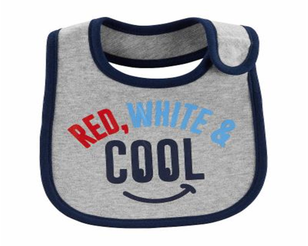 Babador Carter's Baby Boy's &amp; Girl's Holiday de algodão cinza tamanho regular