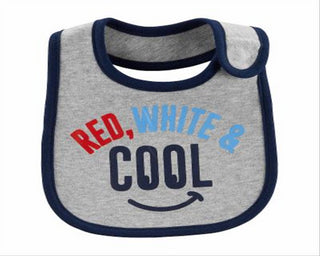 Babador Carter's Baby Boy's &amp; Girl's Holiday de algodão cinza tamanho regular
