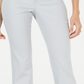 Jeans feminino estilo &amp; co com controle de barriga, perna reta, cinza, tamanho 10