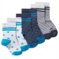 First Impressions Baby Boy's 3 Pack Printed Meias Azuis Tamanho 12-24 MOS