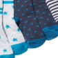 First Impressions Baby Boy's 3 Pack Printed Meias Azuis Tamanho 12-24 MOS