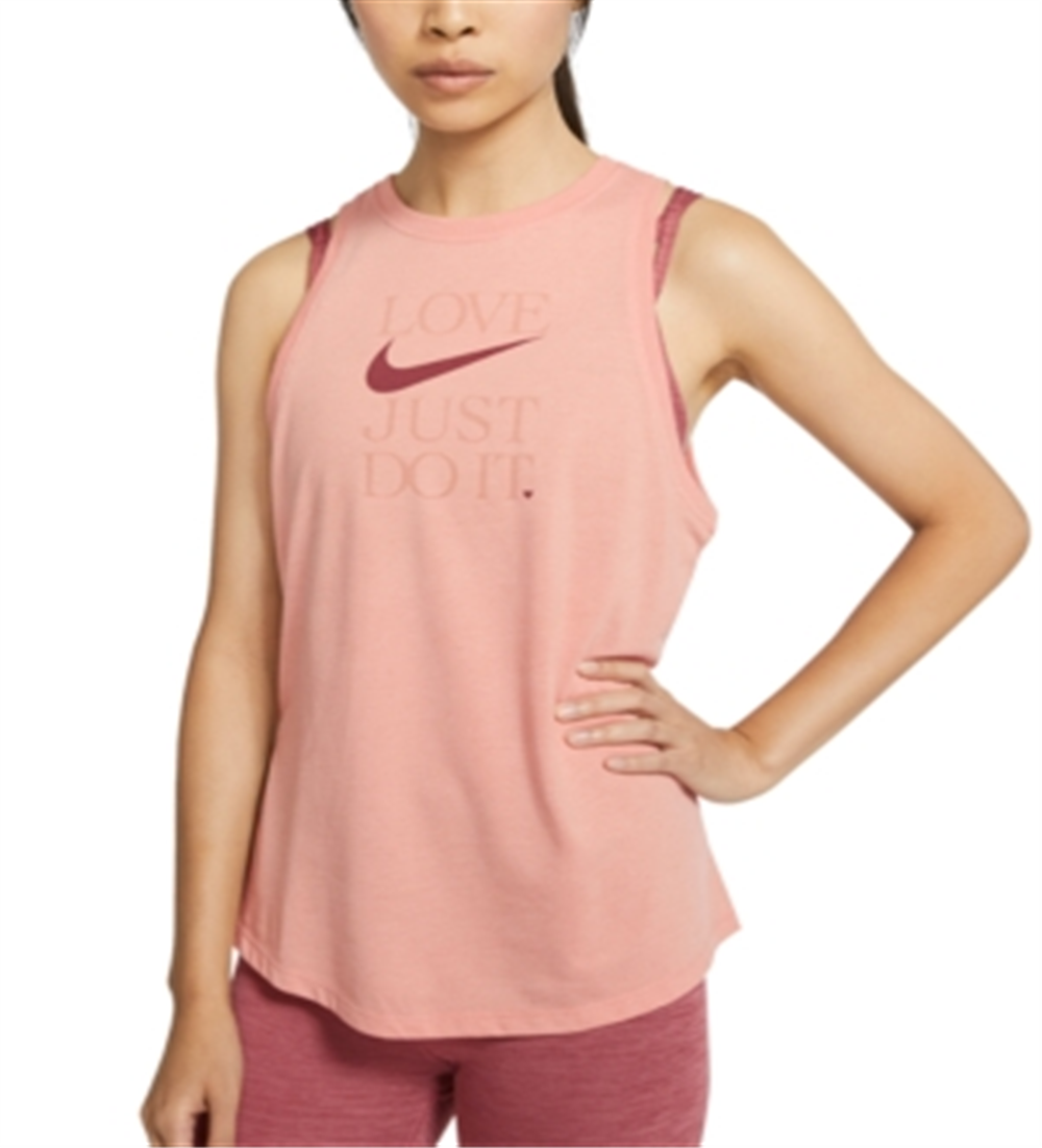 Regata Nike Yoga Feminina Laranja Tamanho XS