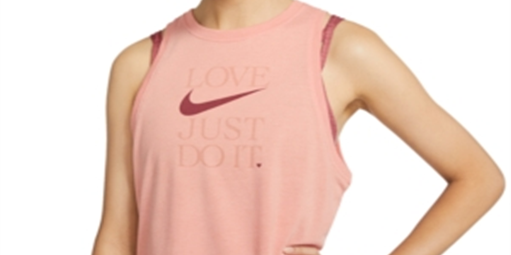 Regata Nike Yoga Feminina Laranja Tamanho XS