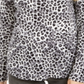 Camiseta feminina de gola alta estampada em algodão Charter Club, branca, tamanho extragrande