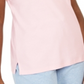 Karen Scott Blusa Feminina com Ombros Abertos e Decote em V Rosa Tamanho X-G