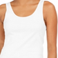 Regata feminina de algodão estilo &amp; co, branca, tamanho GG