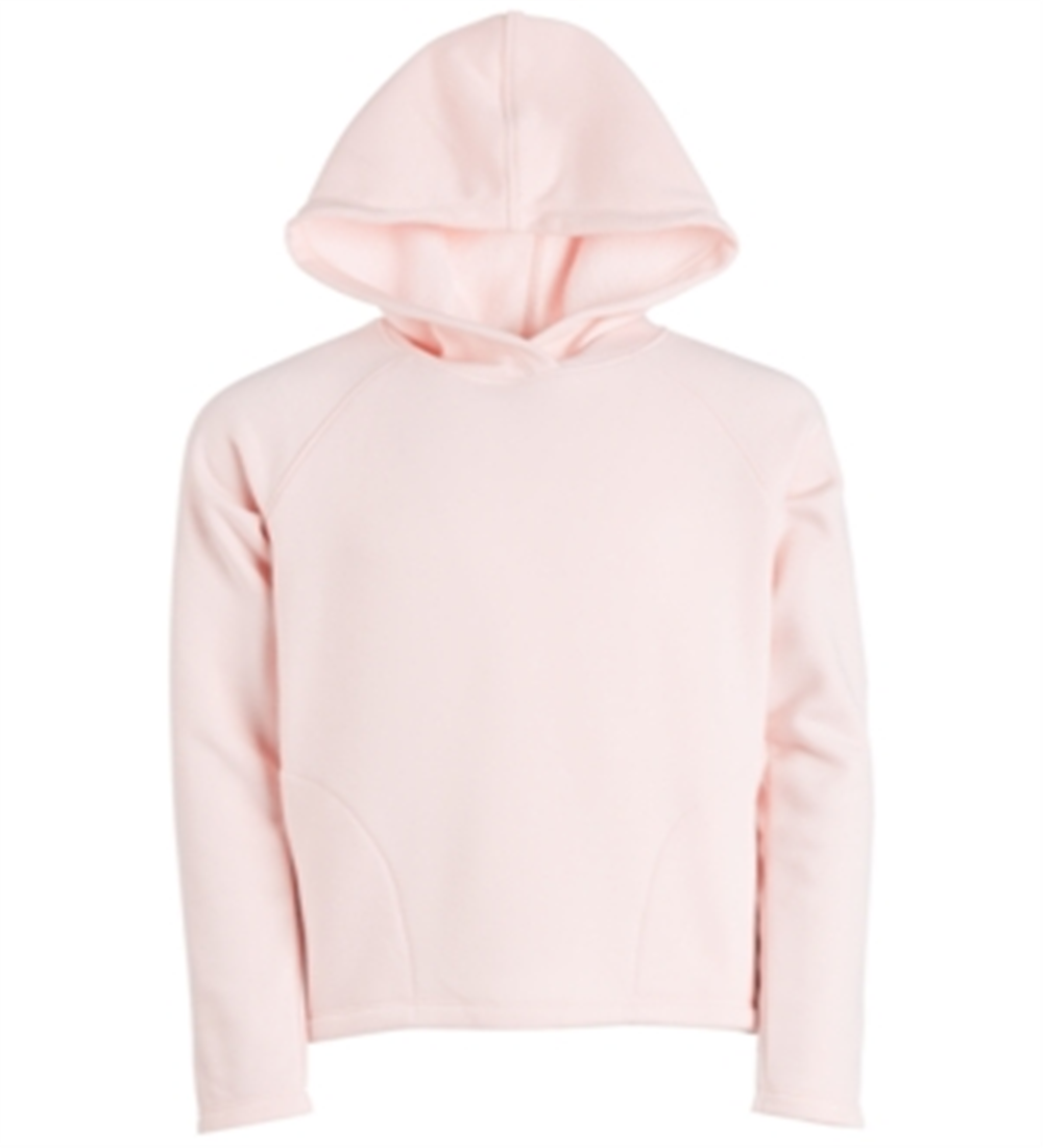 Ideologia Big Girl's Solid Hoodie Rosa Tamanho Pequeno