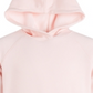 Ideologia Big Girl's Solid Hoodie Rosa Tamanho Pequeno