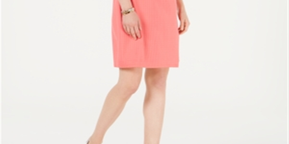 Vestido feminino com estampa floral Charter Club, rosa, tamanho pequeno, médio