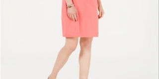 Vestido feminino com estampa floral Charter Club, rosa, tamanho pequeno, médio