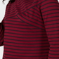Karen Scott Blusa Listrada Feminina Vermelha Tamanho XS