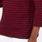 Karen Scott Blusa Listrada Feminina Vermelha Tamanho XS