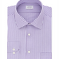 Camisa social listrada masculina Arrow Athletic Fit roxa tamanho 17-17,5