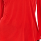 Blusa feminina Alfani com apliques de um ombro só, vermelha, tamanho médio