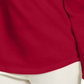 Moletom feminino Karen Scott com gola xale, vermelho, tamanho pequeno P
