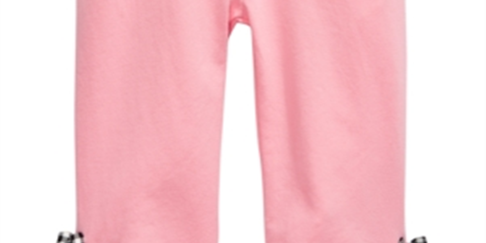 Leggings com laço xadrez para meninas First Impressions, rosa, tamanho 3-6 meses