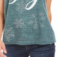 Camiseta feminina com estampa gráfica Joy da Style &amp; Co, verde, tamanho PP