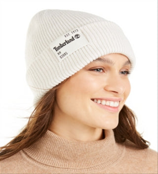 Gorro Timberland Classic Tall Reciclado Feminino Branco Tamanho Único