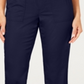 Calça capri feminina estilo &amp; co, azul, tamanho médio