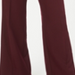 Calça feminina elástica de perna larga, tamanho 4, vermelha, estilo &amp; co