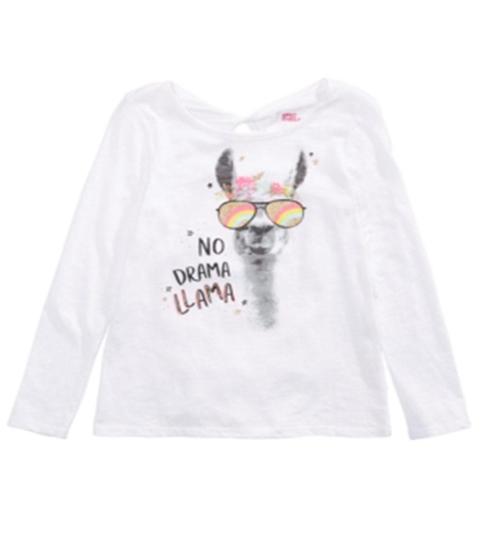 Camiseta Epic Threads Big Girls No Drama Llama, tamanho X-G
