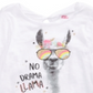 Camiseta Epic Threads Big Girls No Drama Llama, tamanho X-G
