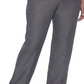 Calça reta feminina Alfred Dunner Classics, cinza, tamanho 10