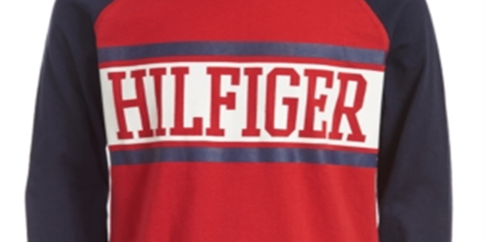 Camiseta Tommy Hilfiger Little Boy's Davis com logo colorido, vermelha, tamanho 5