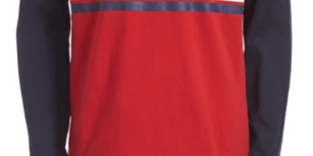 Camiseta Tommy Hilfiger Little Boy's Davis com logo colorido, vermelha, tamanho 5