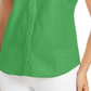 Camisa feminina sem mangas Charter Club Cotton Piquet, verde, tamanho 6
