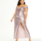 Vestido longo sem mangas feminino B Darlin, rosa, tamanho 24