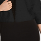 Calvin Klein Feminino Pele Sintética Sem Mangas Cardigan Aberto Top Cocktail Preto Tamanho Pequeno