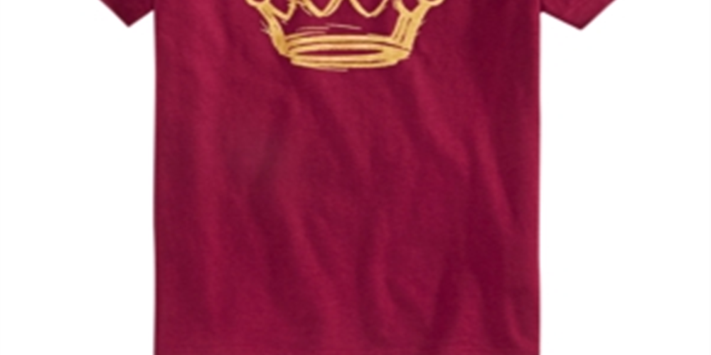 Camiseta estampada Epic Threads para meninos, tamanho 2T, vermelha