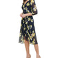 Vestido MIDI Floral Petúnia Tommy Hilfiger Feminino Azul Tamanho 18