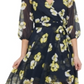 Vestido MIDI Floral Petúnia Tommy Hilfiger Feminino Azul Tamanho 18
