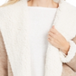 Cardigan feminino com capuz e forro de sherpa da Style &amp; Co, marrom, tamanho M
