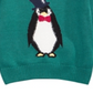 Suéter infantil pinguim First Impressions verde tamanho 6-9 meses