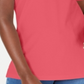 Camisa polo feminina Karen Scott de algodão, coral, tamanho pequeno